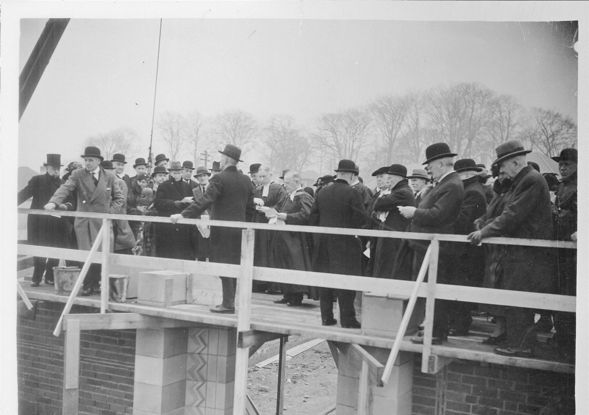 Laying of the foundation stone
